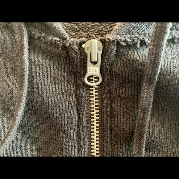 R13 Short Sleeve Zip Hoodie - Picture 5 of 8